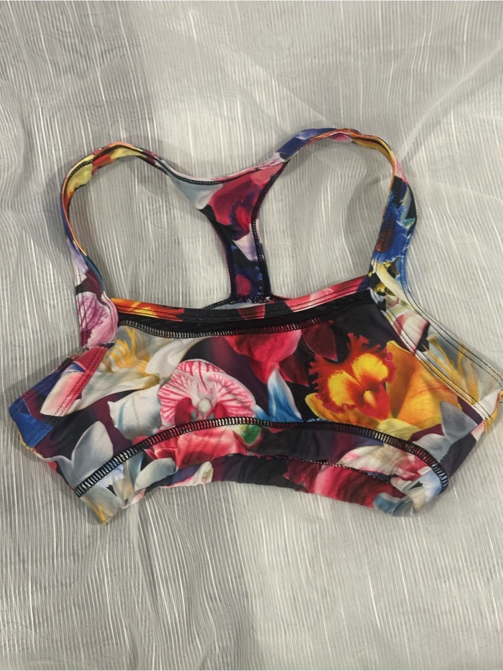 Kyodan Floral Racerback Sports Bra - Multicolor